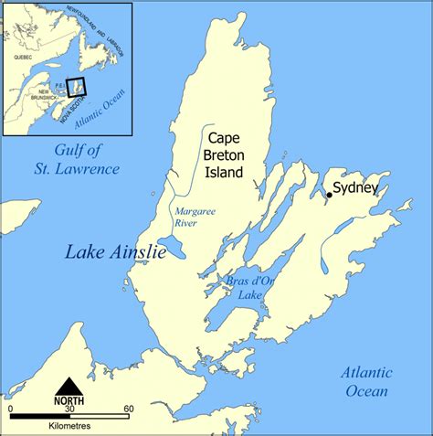 Lake Ainslie - Wikipedia - Printable Map Of Cape Breton Island ...