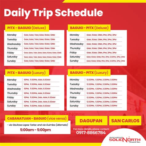 PITX To Baguio Bus Guide Departure Schedules Rates