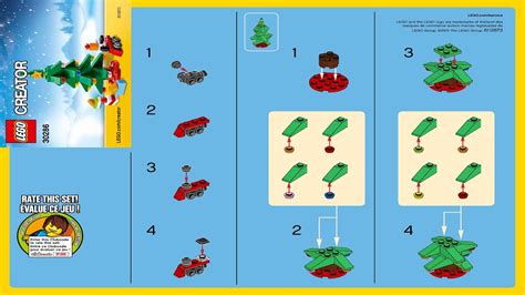 Lego Instructions Seasonal Christmas Tree Youtube