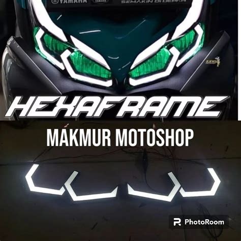 Jual LAMPU ALIS HEXA AEROX CONECTED 155 ALIS LAZY HEXAGON DV SHOP