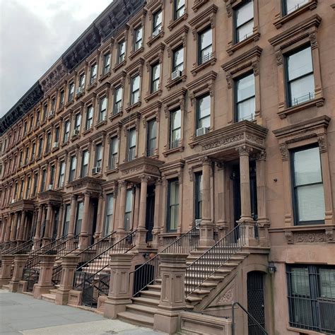Harlem brownstones : nyc