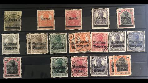 Valuable German Stamp Collection Part 1 YouTube