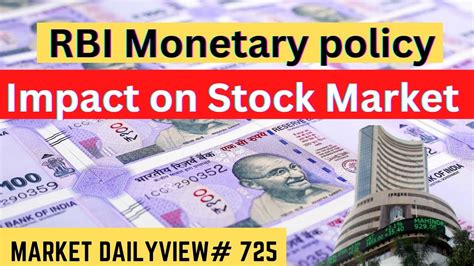 Rbi Monetary Policy Impact On Stock Market Youtube