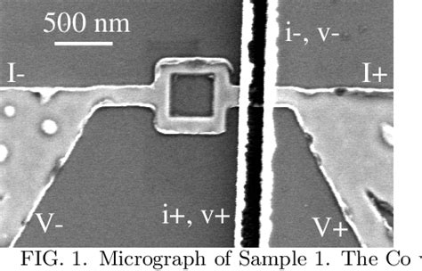 Figure 1 From Superconducting Proximity Effect In A Mesoscopic