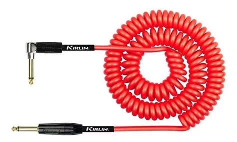 Cable Kirlin Para Instrumento Mts Profesional Ipk Bfgl Color Rojo