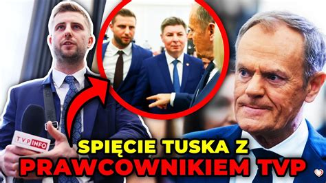 Tusk spiął się w Sejmie z pracownikiem TVP Kłeczek dostał lekcję