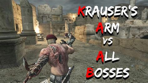 KRAUSER S ARM Vs ALL BOSSES Resident Evil 4 HD Project YouTube