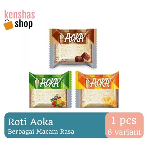 Jual Roti Aoka Viral Berbagai Macam Rasa Coklat Keju Durian