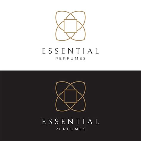 Premium Vector Luxury Essence Fragrance Perfume Logo Design Isolated