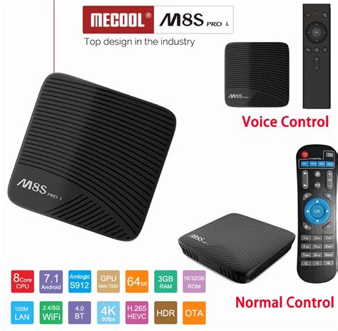 MECOOL M8S PRO L 4K TV BOX Android 7 1 Amlogic S912 3D HD Smart TV BOX