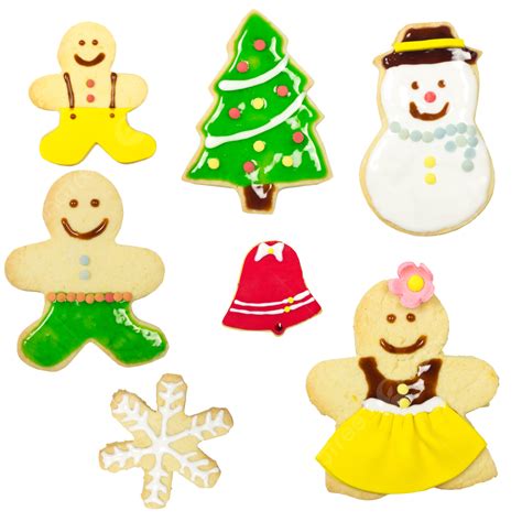 Galleta De Navidad Hombre De Jengibre En Un PNG Dibujos Ornamento Pan