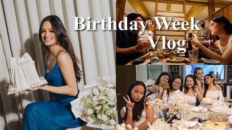 BIRTHDAY WEEK VLOG Grwm Preparations Dinners Celebrations YouTube