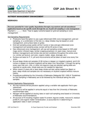 Fillable Online Efotg Nrcs Usda Nutrient Management Enhancement N