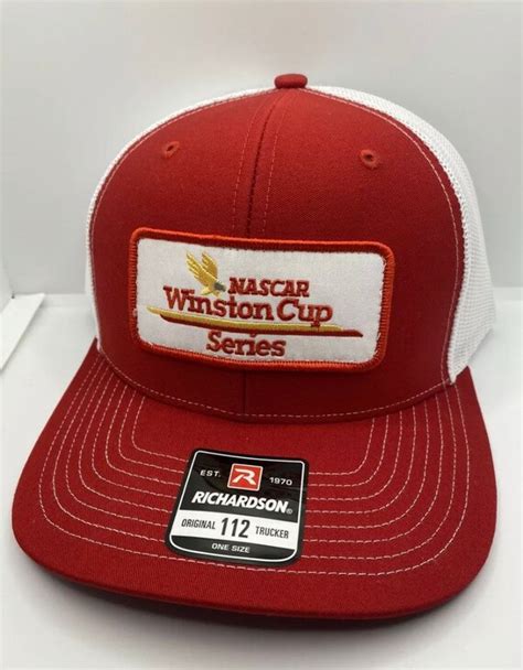 Winston Cup Series Racing Nascar Trucker Hat Richardson 112 Etsy