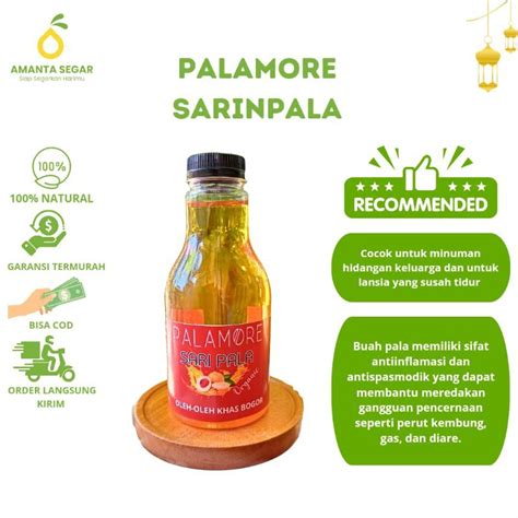 Jual Palamore Minuman Herbal Sari Buah Pala Asli Untuk Mengatasi