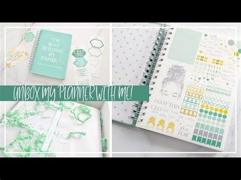 Live Love Inspire Planner Unboxing Flipthrough Business Planner