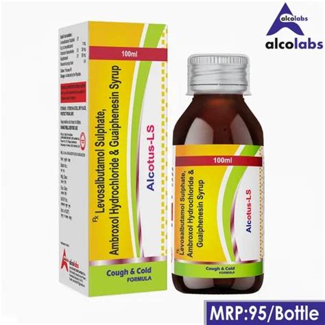 Levosalbutamol Sulphate 1mg Ambroxol Hcl 30mg Guaiphenesin 50mg5ml