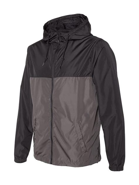 Independent Trading Co Lightweight Windbreaker Full Zip Jacket