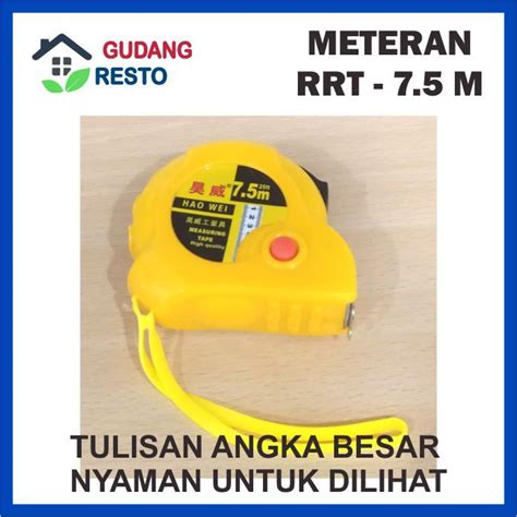 Meteran Roll Measuring Tape 3 5 7 5 M 3M 5M 7 5M Alat Ukur