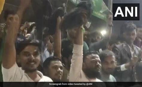 Video Modi Modi Chants Black Flags As A Owaisi Campaigns In Gujarat