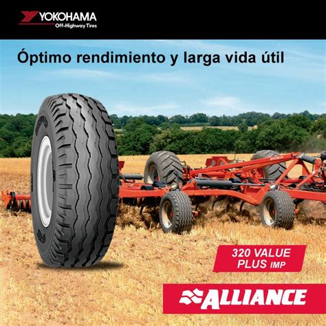 Para el trabajo agrícola existen los neumáticos Alliance 320 Value Plus