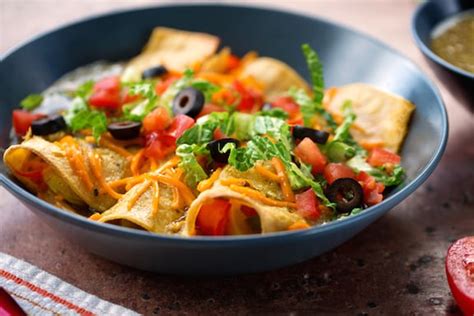 Vegan Cheese Enchiladas with Salsa Verde