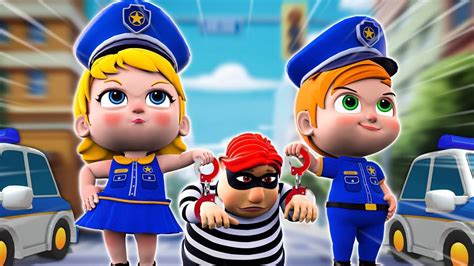 Baby Police Chase Thief Stranger Danger Song And More Nursery Rhymes