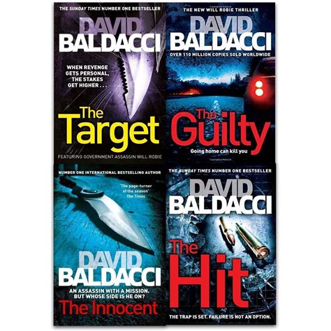 Will Robie Series David Baldacci 4 Books Collection Set The Targethit