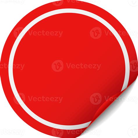 D Red Sticker Tag Sale Png