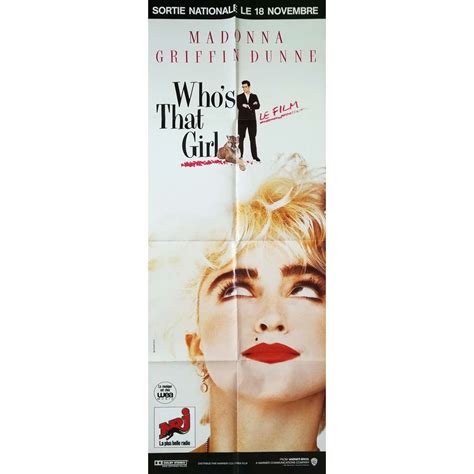 WHO'S THAT GIRL Movie Poster 23x63 in.