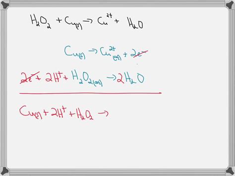 Solved Will Hydrogen Peroxide H2o2 Dissolve Solid Copper By