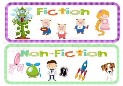 Fiction Non Fiction Book Genre Labels Genre Labels Book Genre