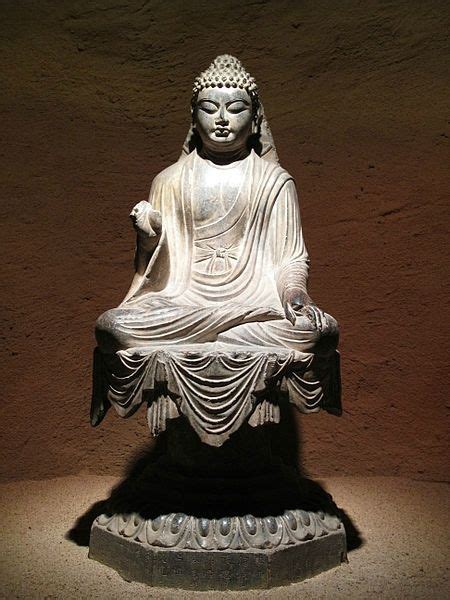 Shakyamuni Buddha Tang Dynasty Reign Of Wu Zetian 703 Ad © Shanxi