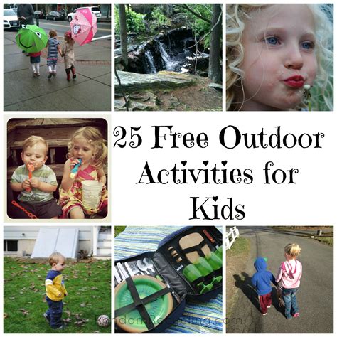 25 Free Outdoor Activities for Kids