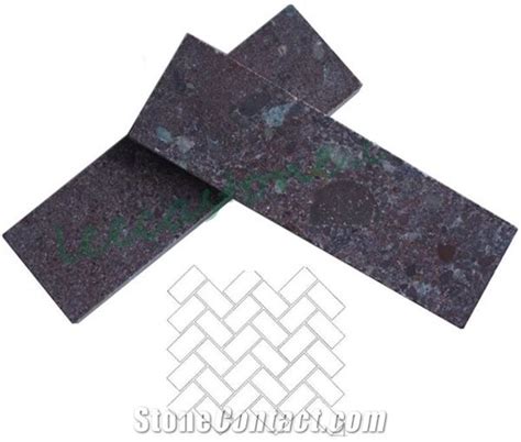 Green Porphyry Cube Stone Paving Stone Landscaping From China