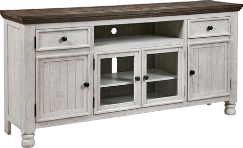 Signature Design By Ashley Havalance Farmhouse Tv Stand Fits Tvs Up To 72 4