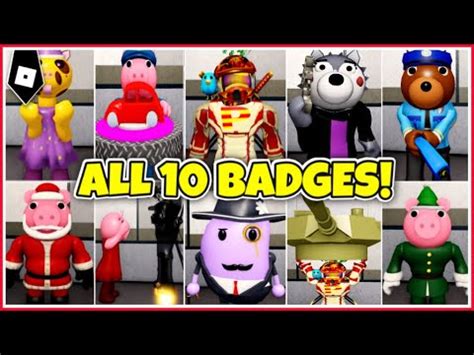 How To Get All Badges All Jumpscares Showcase In Piggy Rp Film