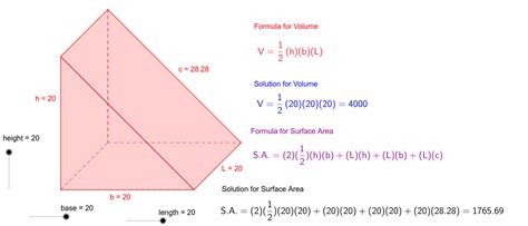 Right Triangular Prism Shape