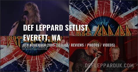 17 Years Ago DEF LEPPARD ROCK OF AGES Tour 2005 In Everett WA Fan