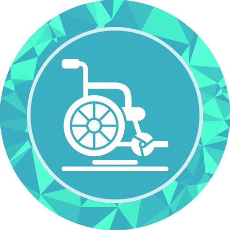 Wheel Chair Vector Icon 18999688 Vector Art At Vecteezy