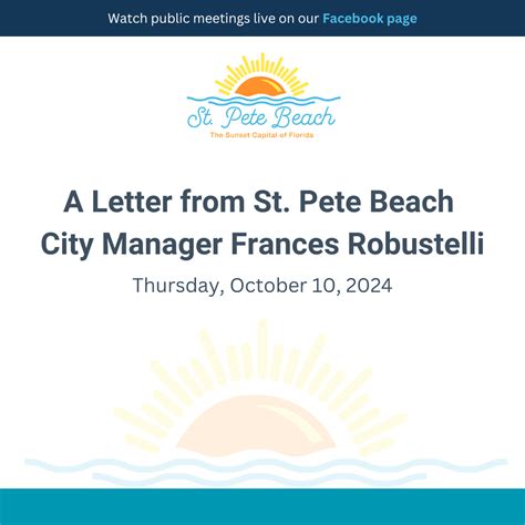 News Flash • Letter From The City Manager