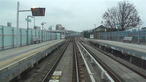 Drivers Eye View Style Train Ride On The Driverless DLR Line