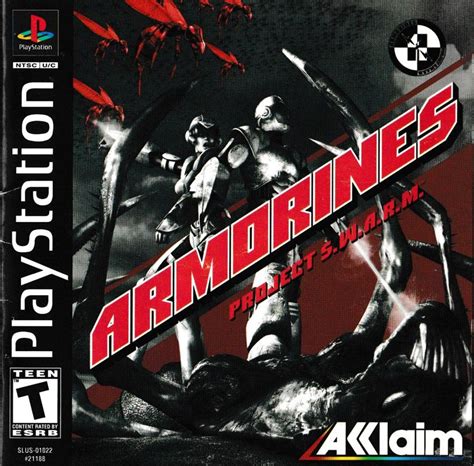 Armorines Project S W A R M Cover Or Packaging Material Mobygames