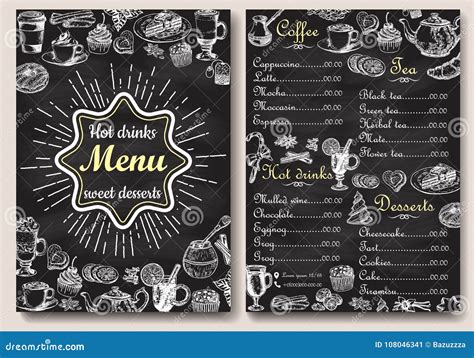 Chalkboard Menu Design Template Free Free Printable Templates