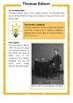 Thomas Edison Differentiated Reading Comprehension Passages And Activities