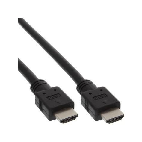 C Ble HDMI En Ligne M Le Vers M Le Noir 3m Leroy Merlin