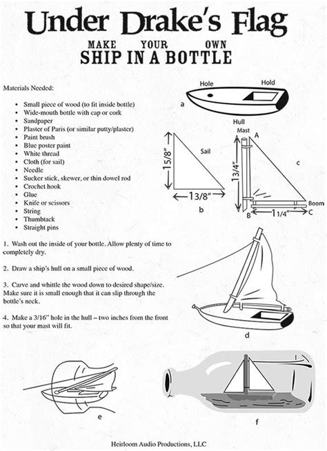 How to make a ship in a bottle diy instructions – Artofit