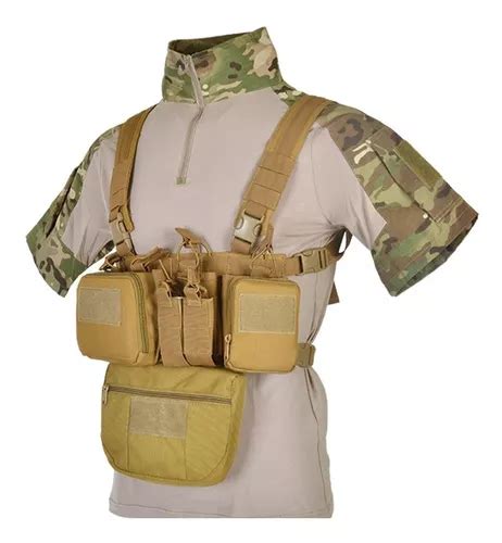 Colete Chest Rig Airsoft Sniper Assalt M Dmr Modular Tam Frete Gr Tis