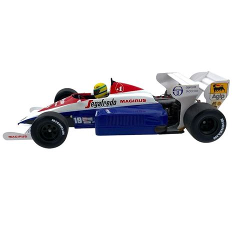 Modellino F1 Minichamps 1 18 Toleman Hart TG184 1984 Ayrton Senna