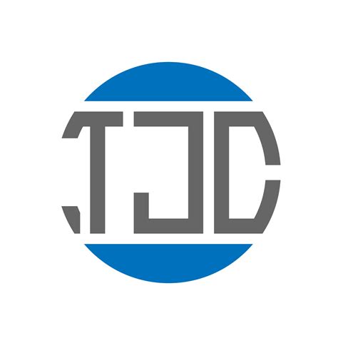 TJC letter logo design on white background. TJC creative initials